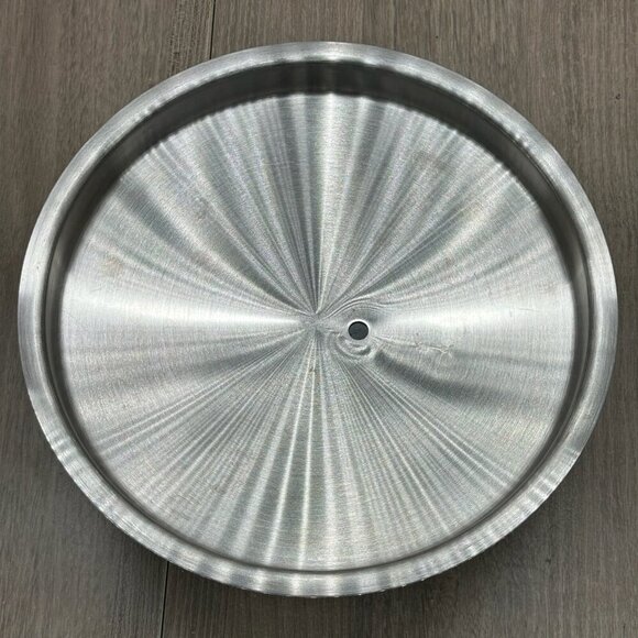 Stainless Steel Replacement Lid w/ Black Lid Knob Handle Easy Clean Round Silver - Picture 4 of 8